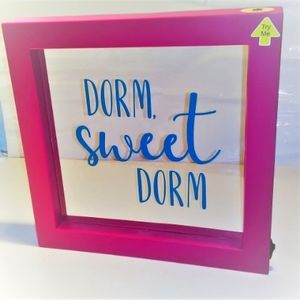 "Dorm Sweet dorm" picture frame